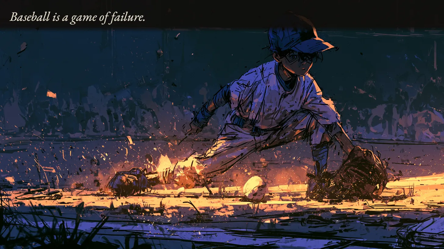 Baseball is a game of failure.