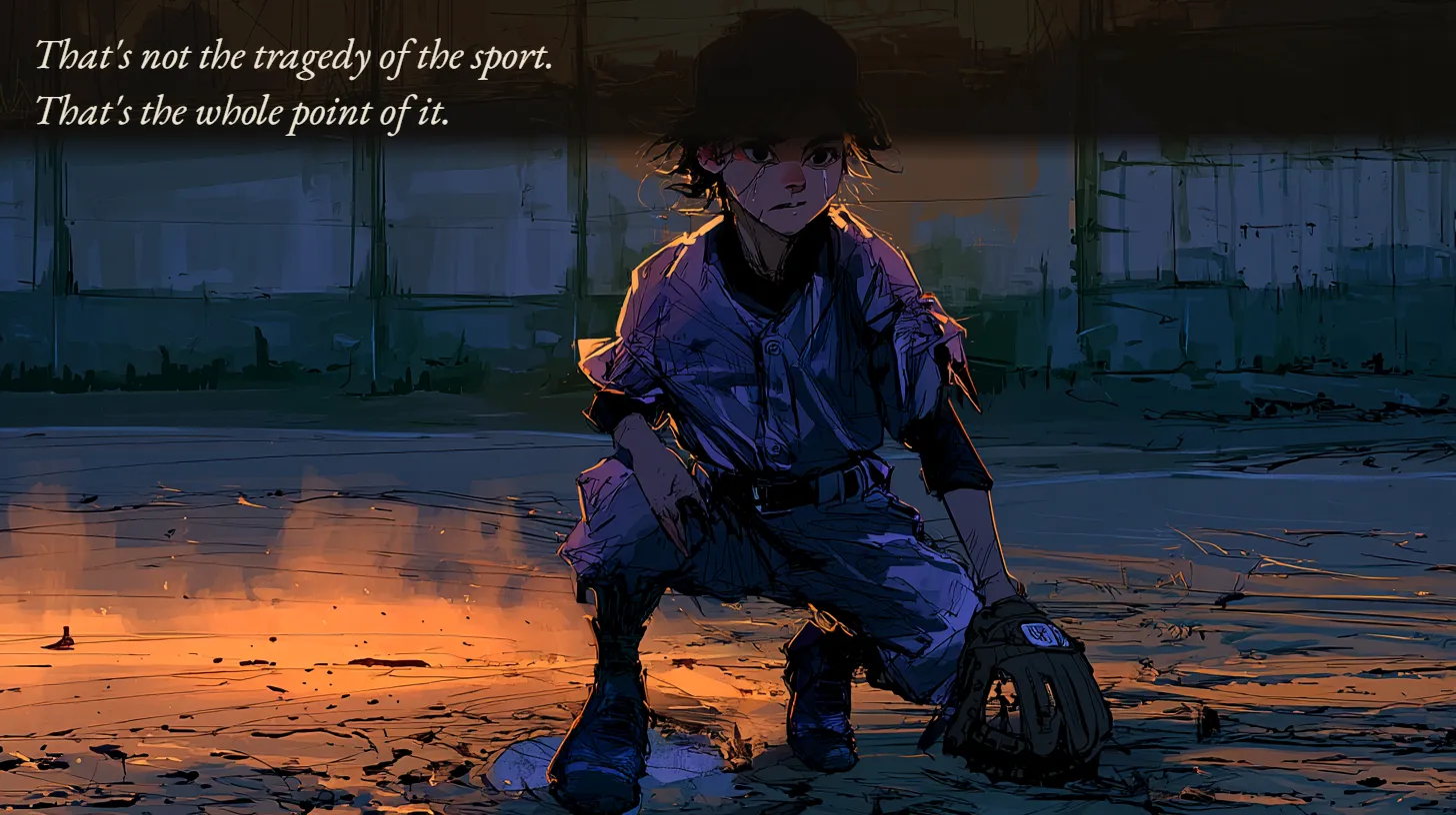 That's not the tragedy of the sport. That's the whole point of it.